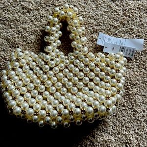 Nordstrom (Topshop)Pearl beaded handbag